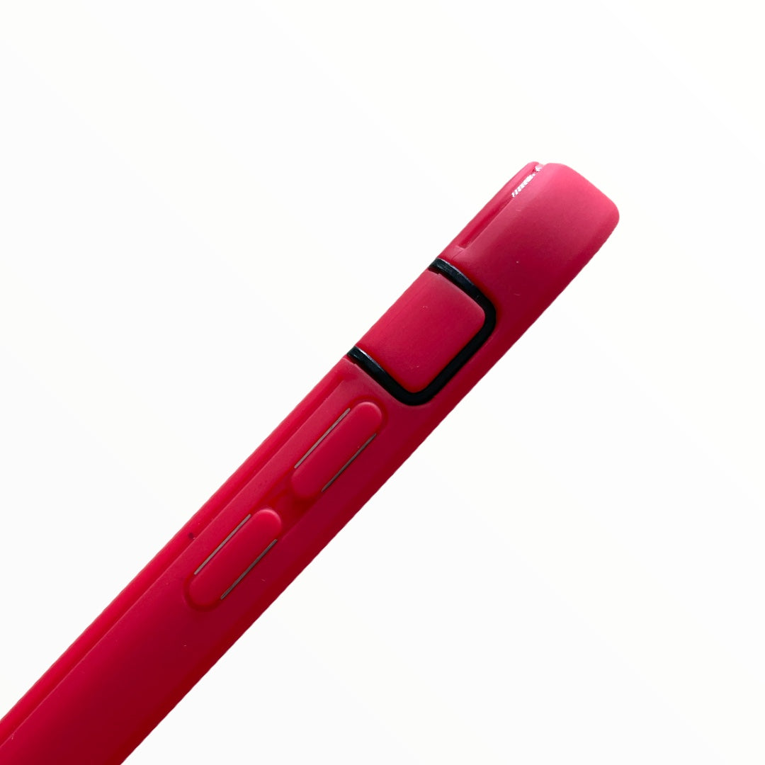 Estuche proteccion el rey warrior a prueba de impactos apple iphone 12 pro max color rojo