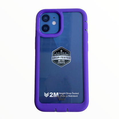 Estuche proteccion el rey warrior a prueba de impactos apple iphone 12 pro max color morado