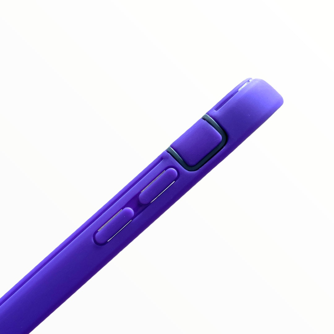 Estuche proteccion el rey warrior a prueba de impactos apple iphone 12 pro max color morado