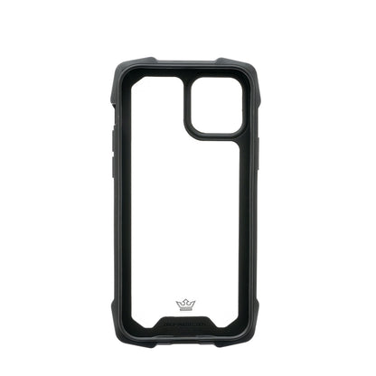 Estuche clasico el rey impact 10 metros de proteccion apple iphone 12 pro max color negro / plateado