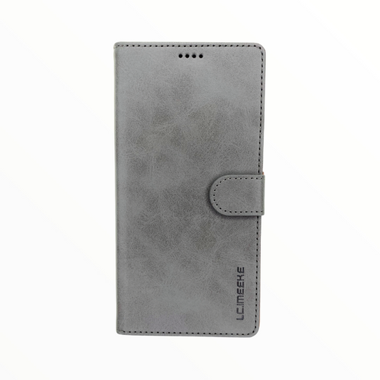 estuche carteras lc imeeke folio libreta con porta tarjeta apple iphone 12 pro max color gris