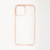 Estuches Clasico Spigen Transparente Marco Apple Iphone 12 Pro Max Color Rosado / Transparente