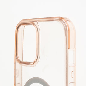 Estuches Clasico Spigen Transparente Marco Apple Iphone 12 Pro Max Color Rosado / Transparente