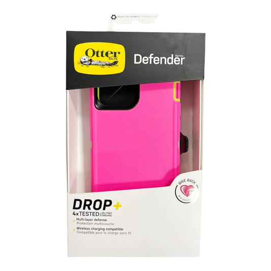 Case OtterBox Defender | iPhone 13 | Rosado / Verde