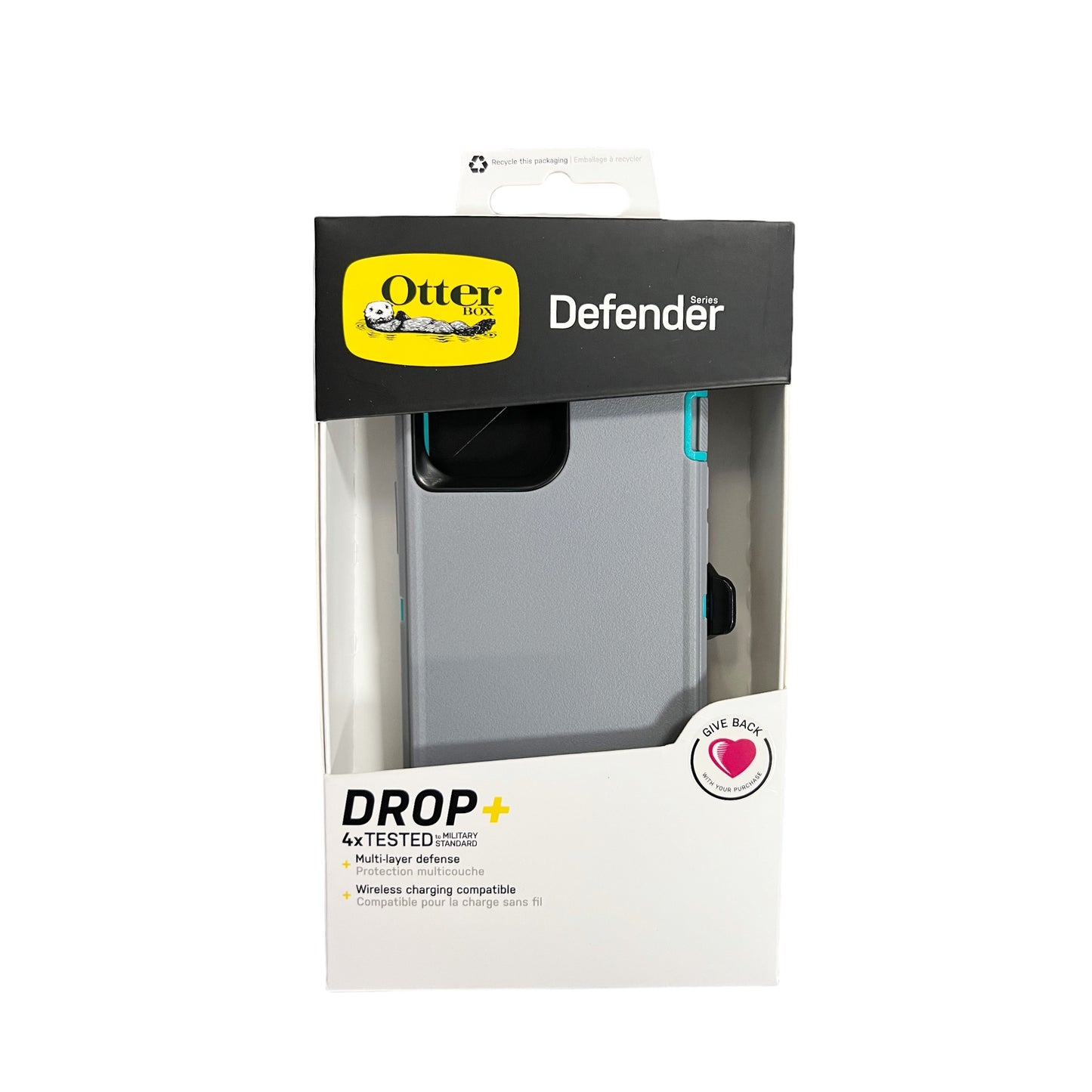 Case OtterBox Defender | iPhone 13 Pro Max | Gris/Turquesa