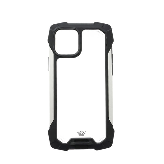 estuche clasico el rey impact 10 metros de proteccion apple iphone 13 pro max color negro / plateado DIGITALSHOP