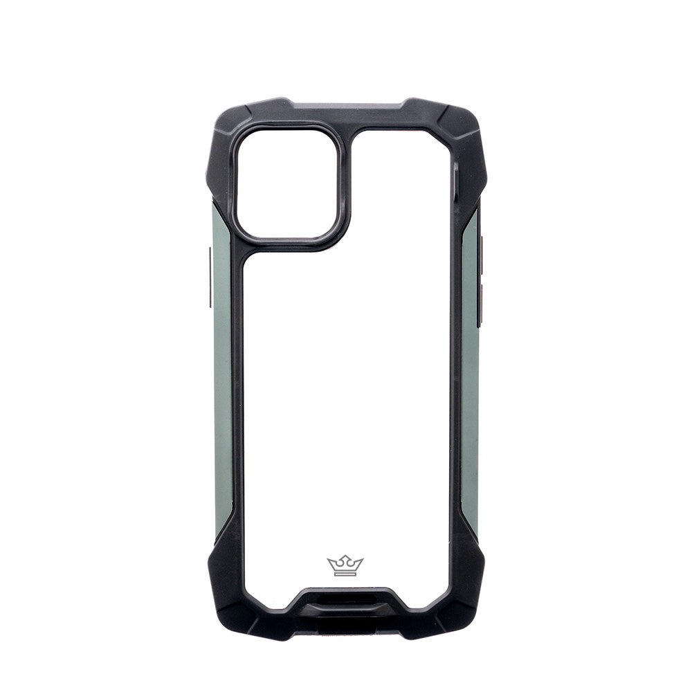 estuches clasico el rey impact 10 metros de proteccion apple iphone 13 pro max color negro / gris