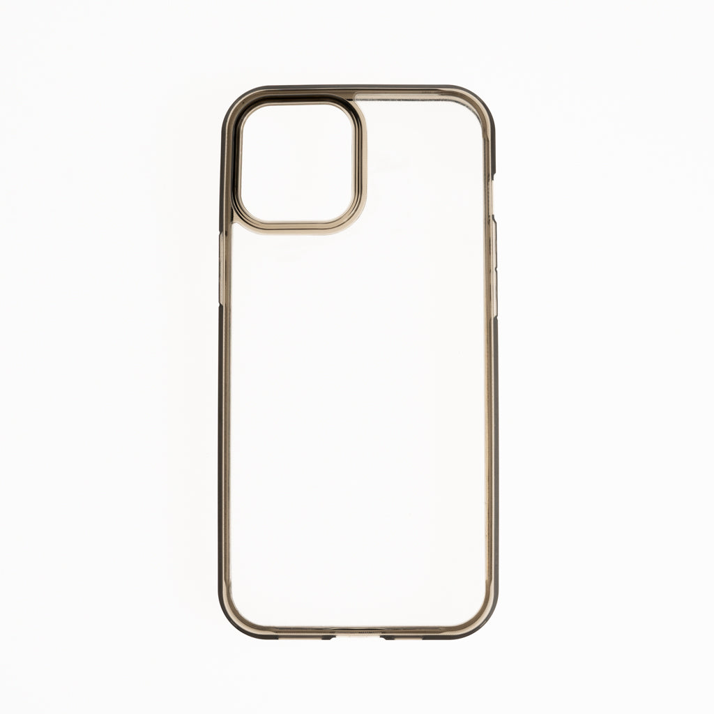 estuches clasico spigen transparente marco apple iphone 13 pro max color gris / transparente