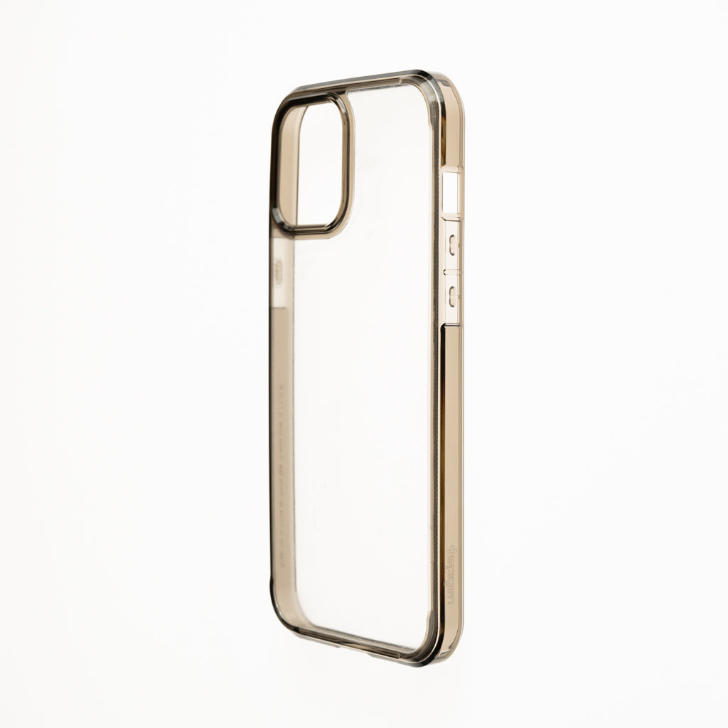 estuches clasico spigen transparente marco apple iphone 13 pro max color gris / transparente