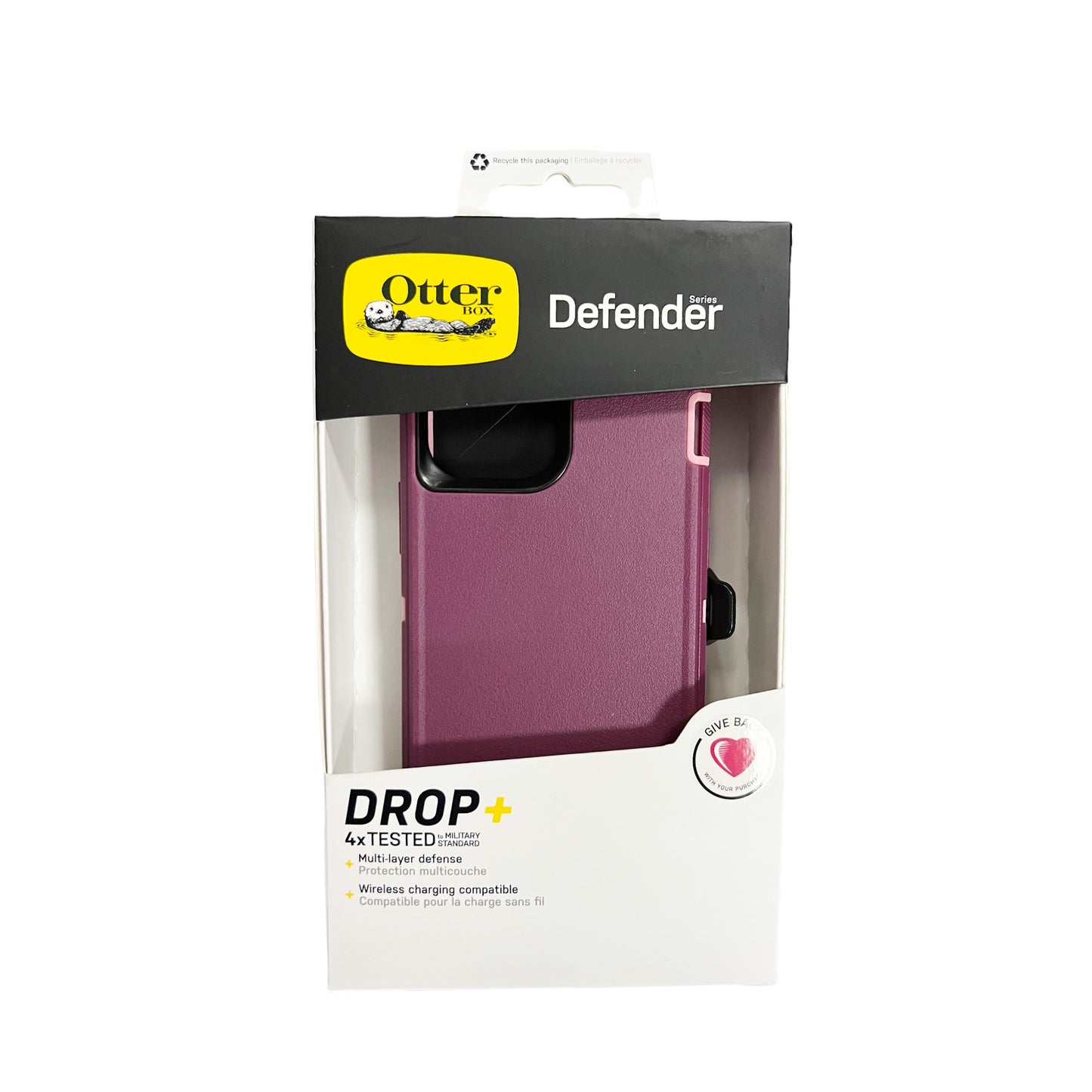 Case OtterBox Defender | iPhone 13 Pro | Rojo/Rosado