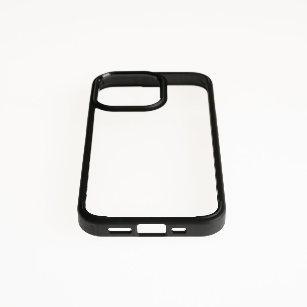 estuches clasico spigen transparente marco apple iphone 13 pro color negro / transparente