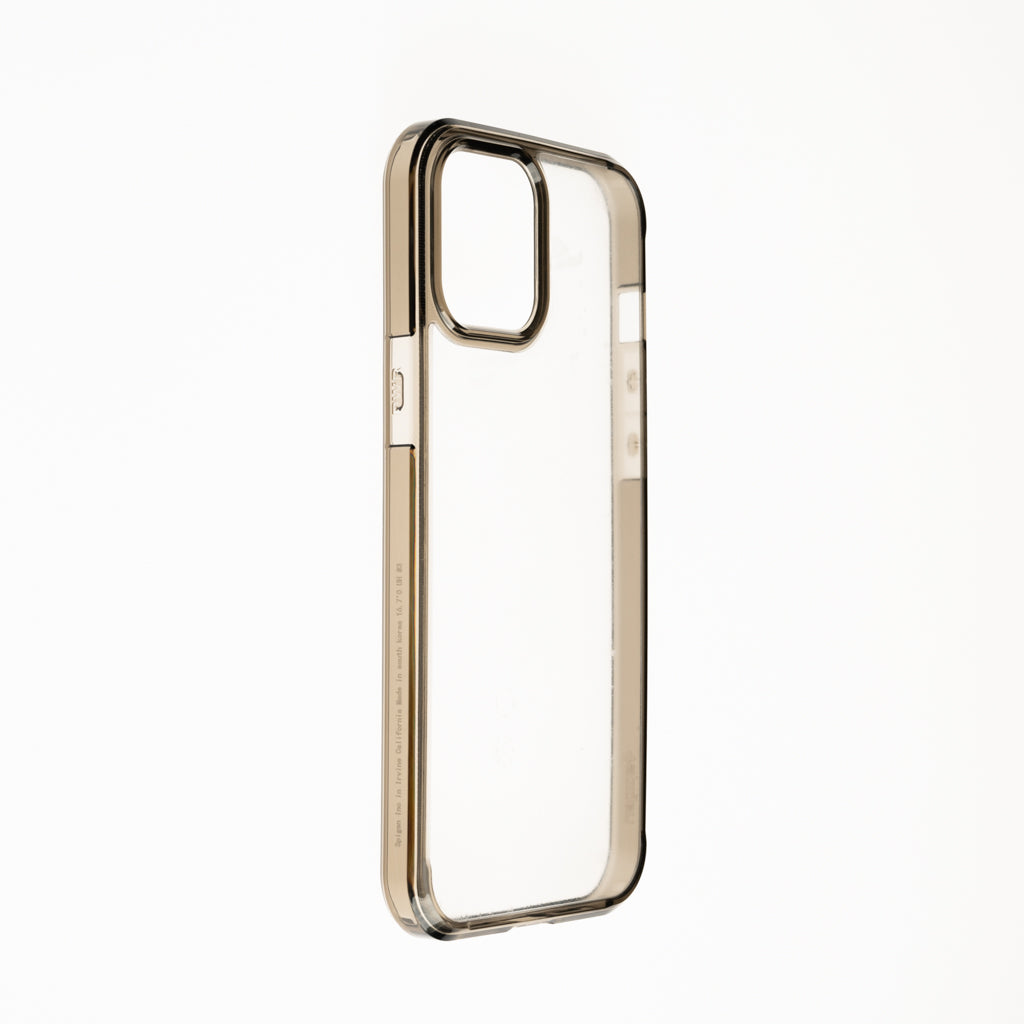 estuche clasico spigen transparente marco apple iphone 13 pro color gris / transparente DIGITALSHOP