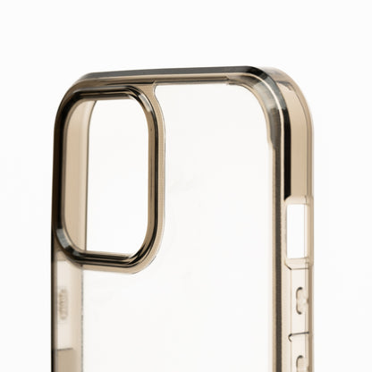 estuche clasico spigen transparente marco apple iphone 13 pro color gris / transparente DIGITALSHOP