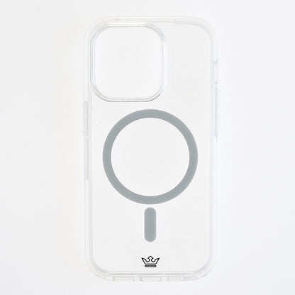 Estuche magsafe el rey symmetry con magsafe apple iphone 14 plus color transparente