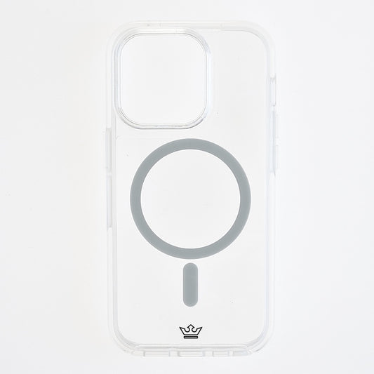 Estuche magsafe el rey symmetry con magsafe apple iphone 14 plus color transparente