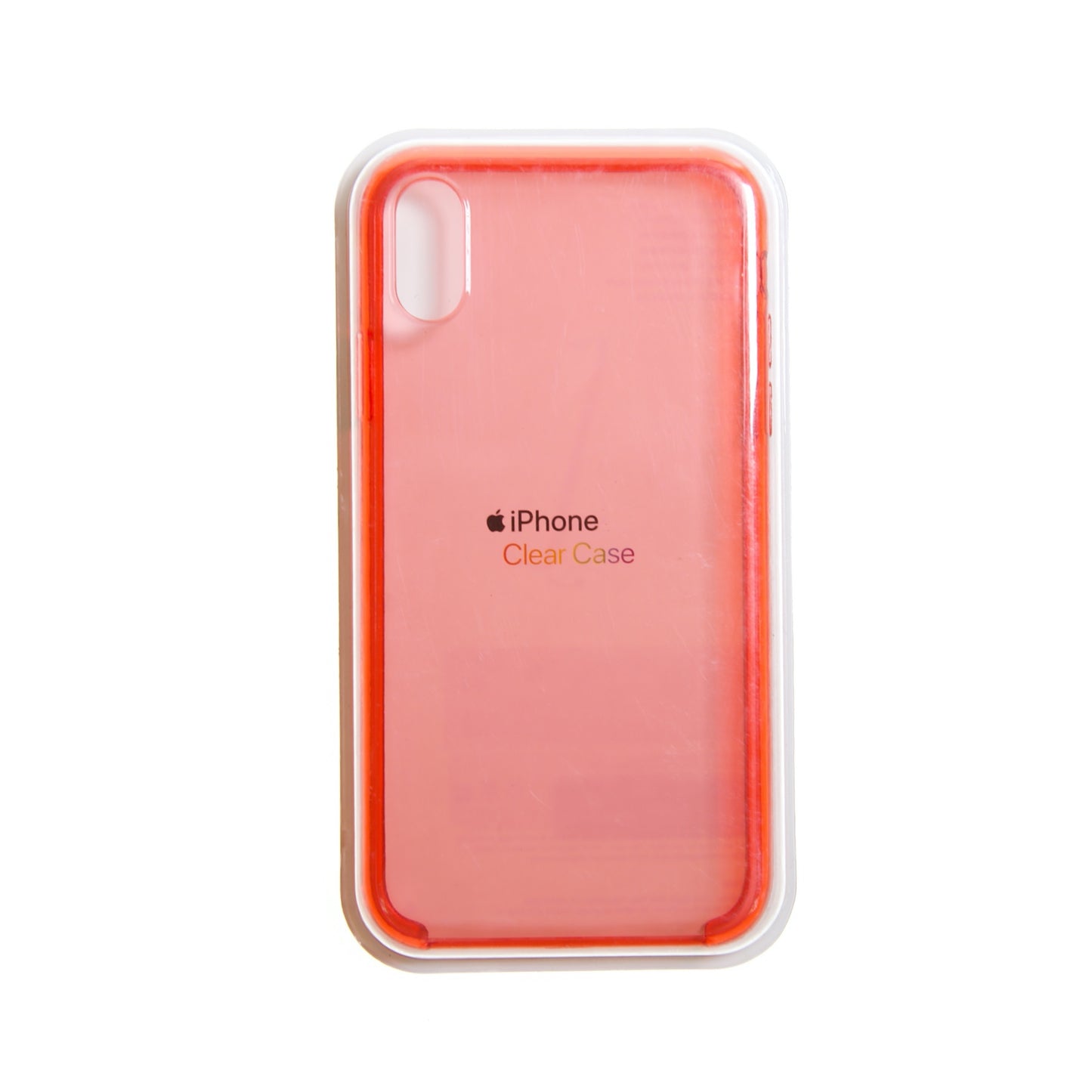 Estuche transparente apple iphone 6 plus ,  iphone 6s plus color rojo / transparente