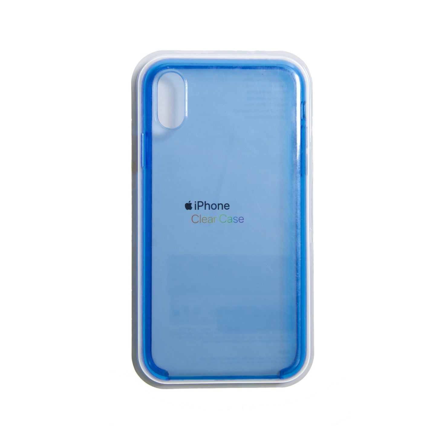 Estuche transparente apple iphone 6 plus ,  iphone 6s plus color celeste / transparente
