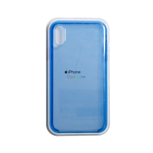 Estuche transparente apple iphone 6 plus ,  iphone 6s plus color celeste / transparente