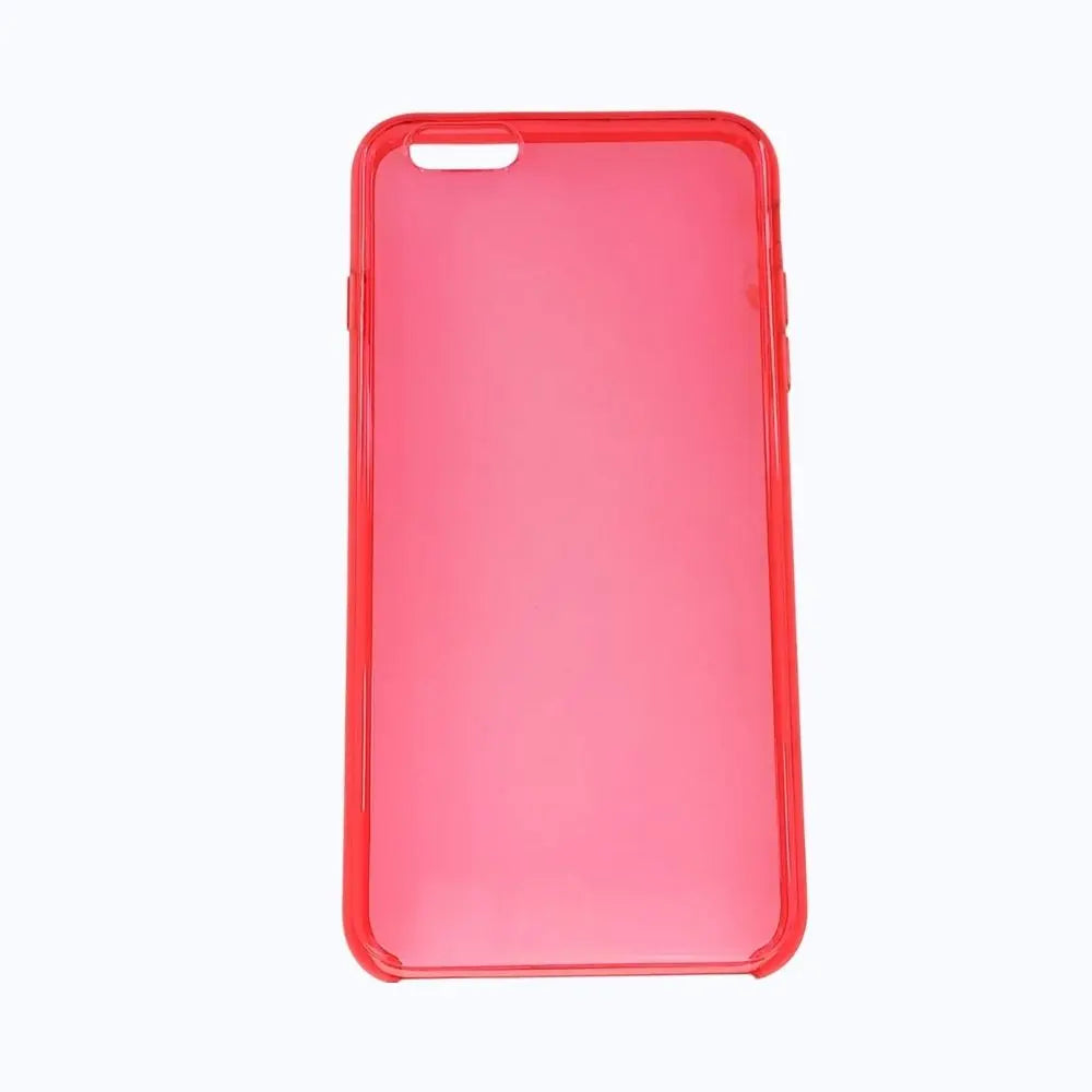 estuche transparente apple iphone 6 plus ,  iphone 6s plus color rosado / transparente DIGITALSHOP