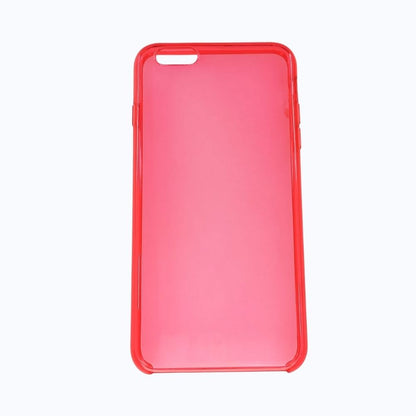 Estuche transparente apple iphone 6 plus ,  iphone 6s plus color rosado / transparente