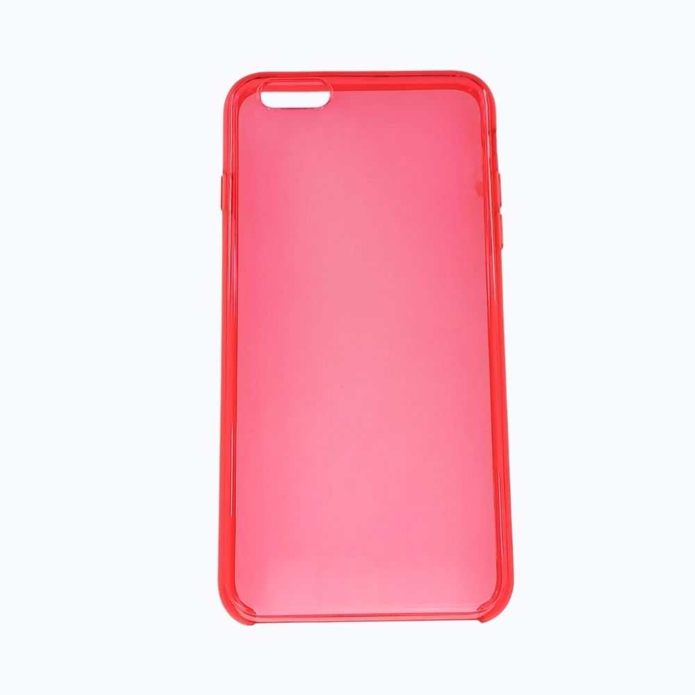 Estuche transparente apple iphone 6 plus ,  iphone 6s plus color rosado / transparente