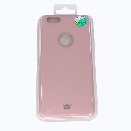 Estuche silicon el rey silicon apple iphone 6 plus color rosado