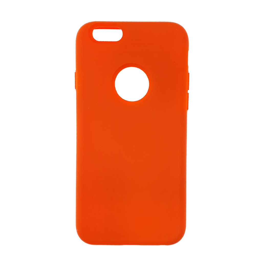 estuche silicon el rey silicon apple iphone 6 color naranja DIGITALSHOP