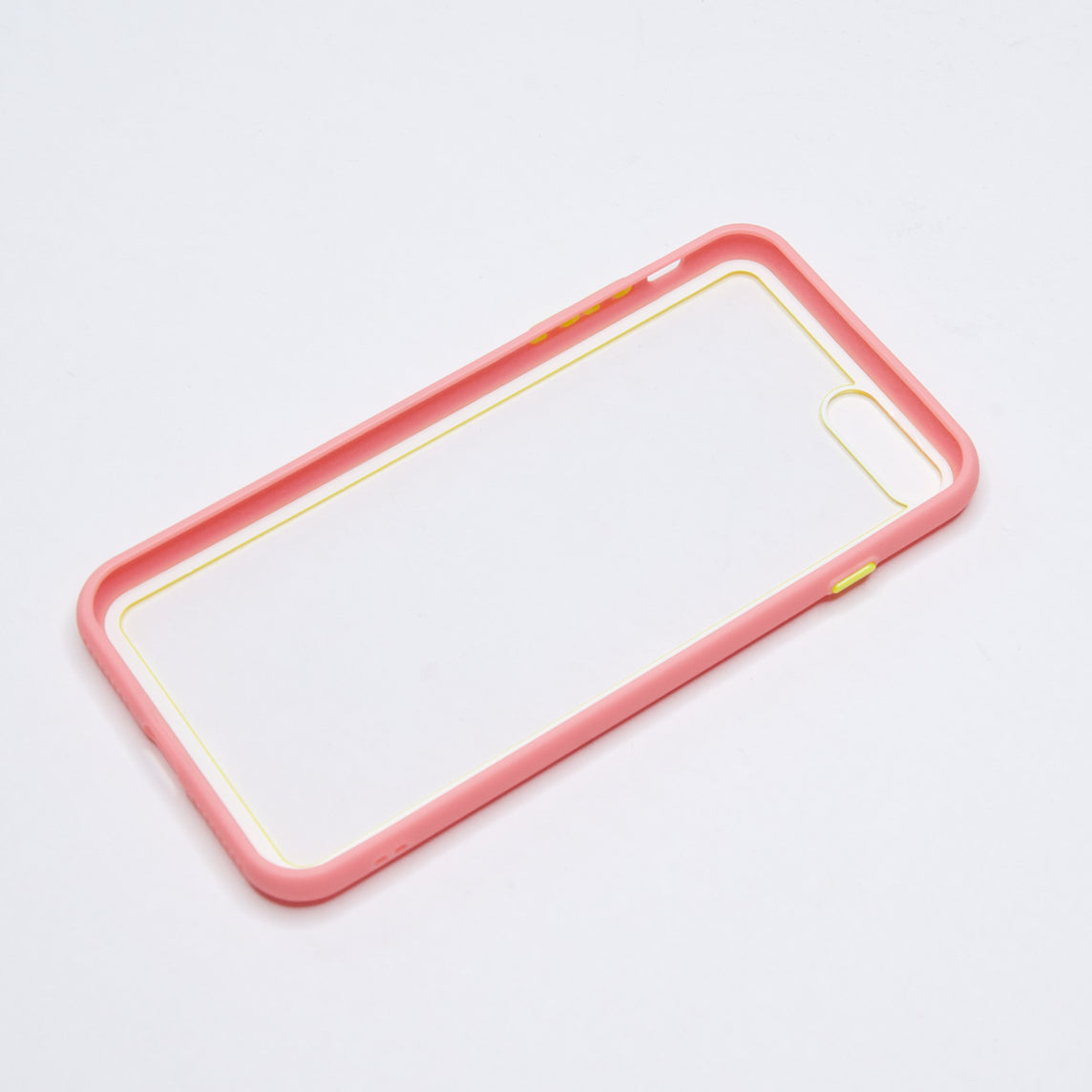 Estuche transparente el rey apple iphone 7 ,  iphone 8 color rosado / transparente