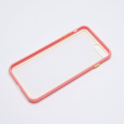 Estuche transparente el rey apple iphone 7 ,  iphone 8 color rosado / transparente