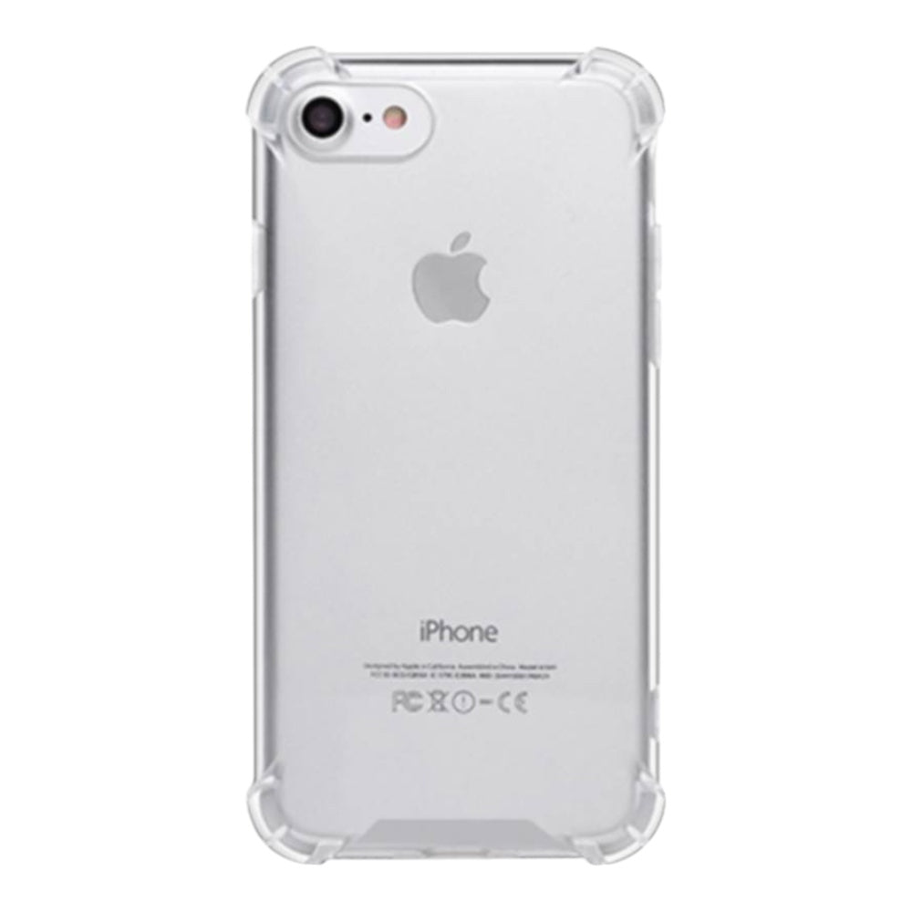 Estuche proteccion el rey hard case apple iphone 7 ,  iphone 8 ,  iphone se color transparente