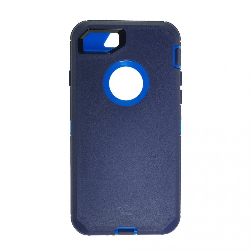 Estuche proteccion el rey hard case apple iphone 7 ,  iphone 8 ,  iphone se color azul