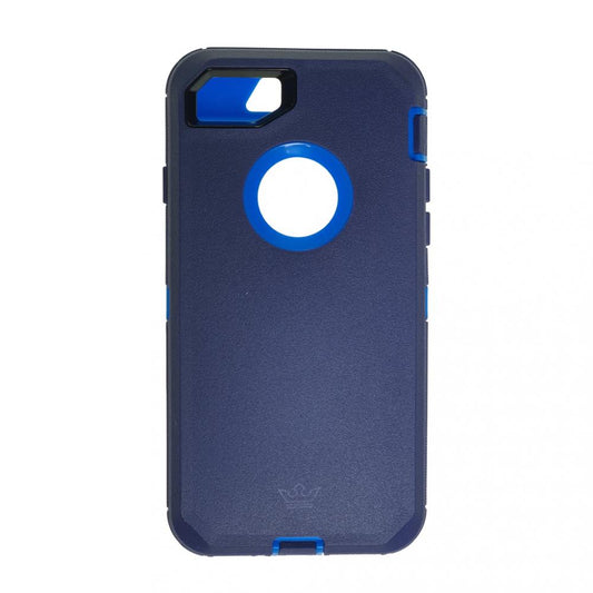 Estuche proteccion el rey hard case apple iphone 7 ,  iphone 8 ,  iphone se color azul