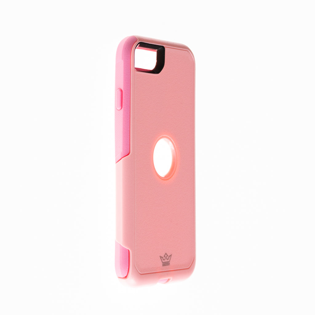 estuches clasico el rey commuter apple iphone se color rosado