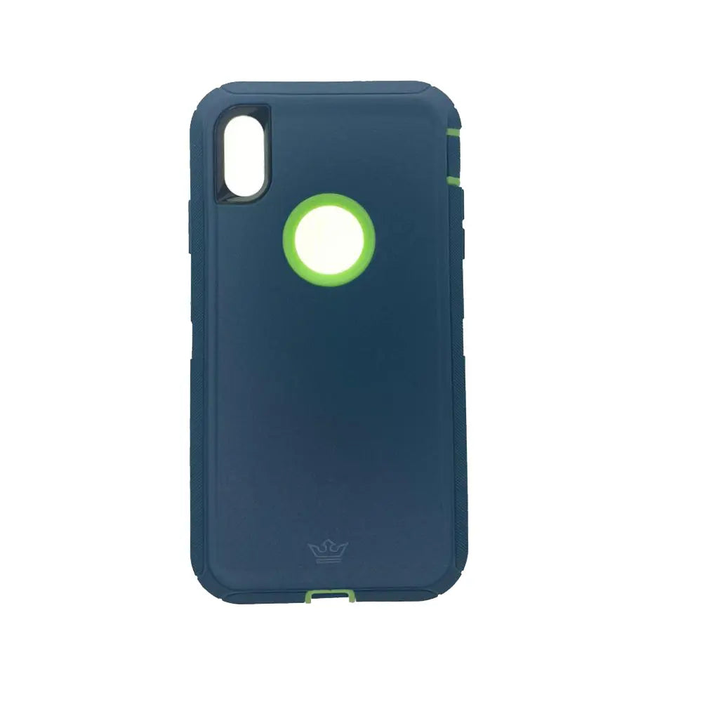 estuche proteccion el rey defender apple iphone xs max color turquesa / verde DIGITALSHOP