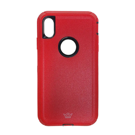 estuche proteccion el rey defender apple iphone xs max color rojo DIGITALSHOP