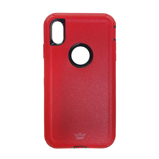 Protective case the king defender apple iphone xs max red color