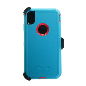 Estuches Proteccion Otterbox Defender Apple Iphone Xs Max Color Turquesa / Rosado