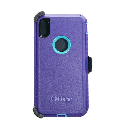 estuche proteccion otterbox defender apple iphone xs max color morado / turquesa DIGITALSHOP