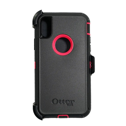 estuche proteccion otterbox defender apple iphone xs max color negro / rosado DIGITALSHOP