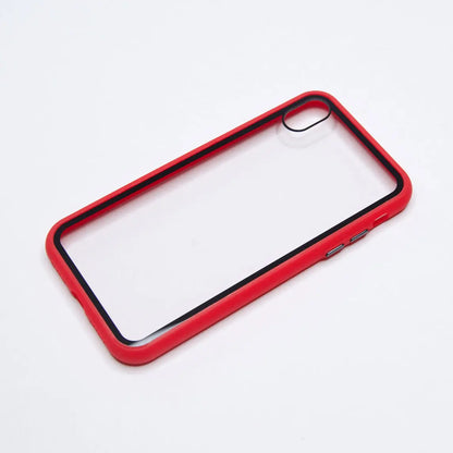 estuche transparente el rey apple iphone xs max color rojo / transparente DIGITALSHOP