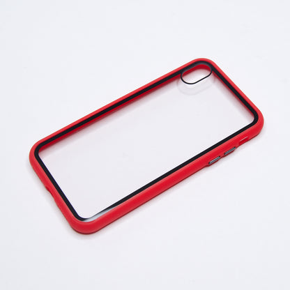 Estuche transparente el rey apple iphone xs max color rojo / transparente
