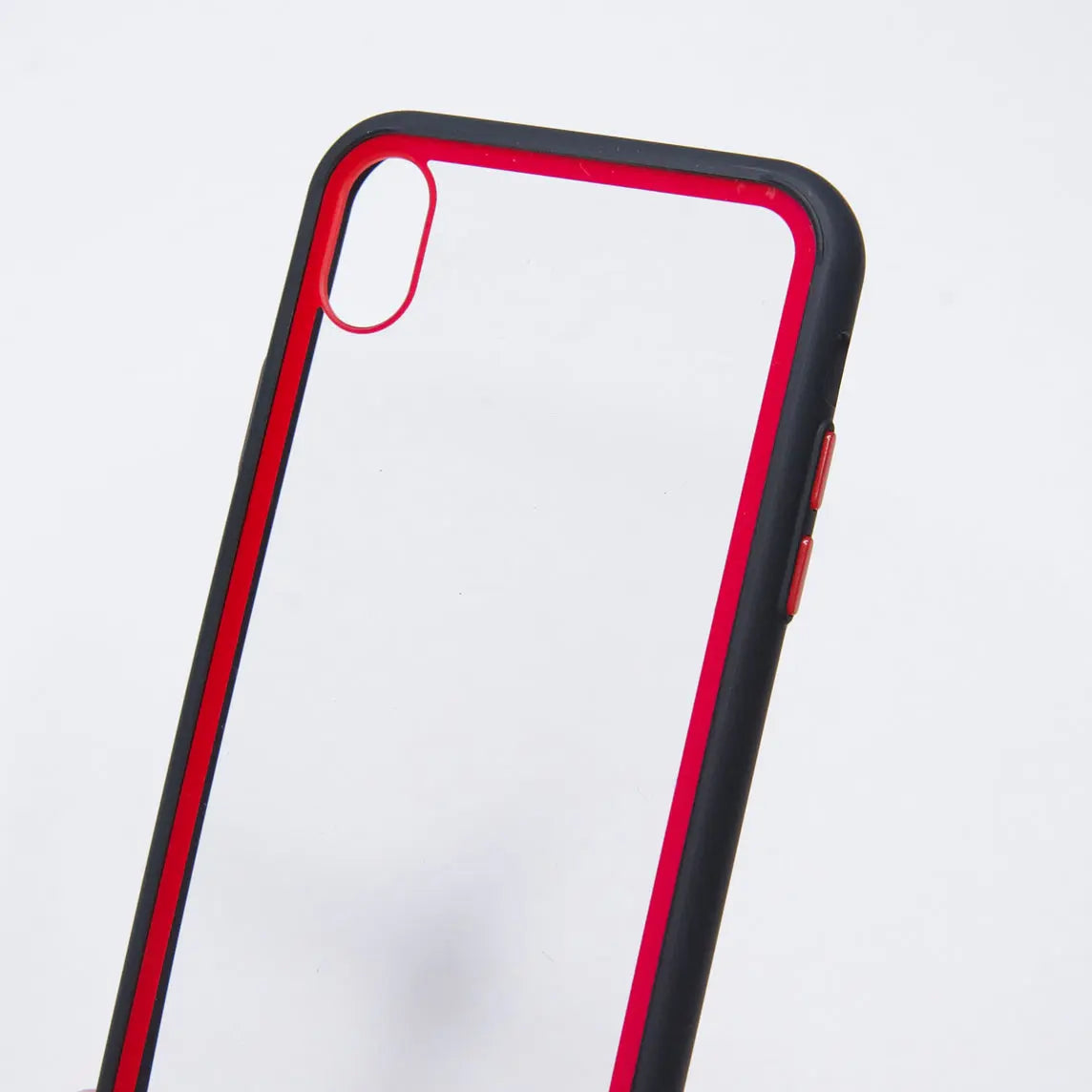 estuche transparente el rey apple iphone xs max color negro / transparente DIGITALSHOP