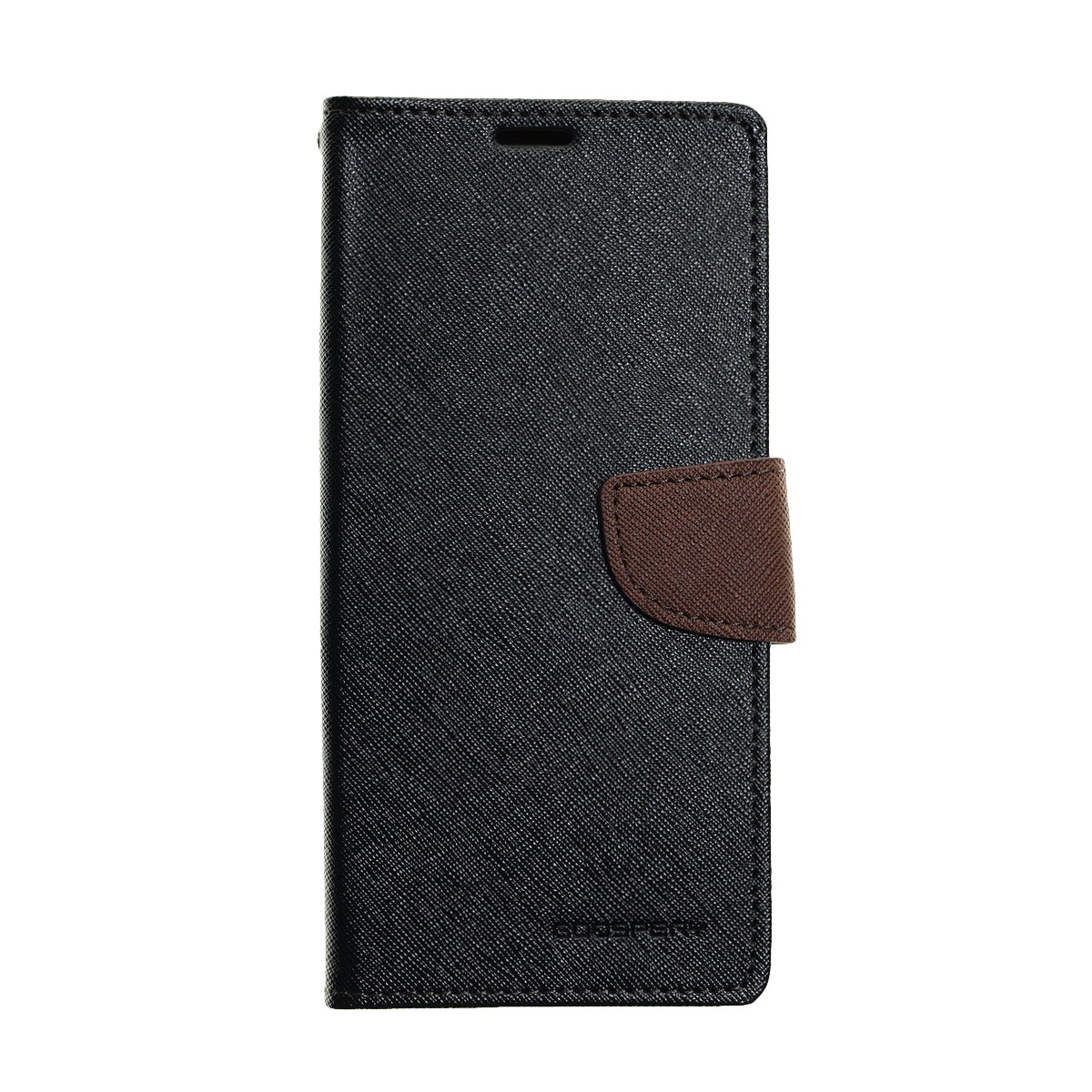 Estuche carteras goospery fancy diary apple iphone xs max color negro / cafe