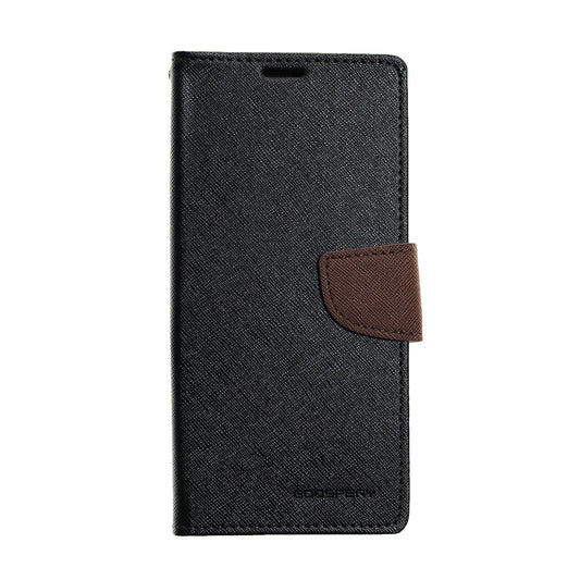 Estuche carteras goospery fancy diary apple iphone xs max color negro / cafe