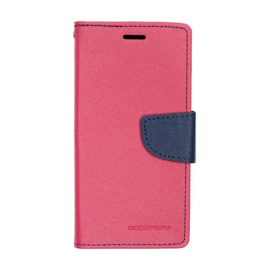 estuche carteras goospery fancy diary apple iphone xs max color rosado / azul marino DIGITALSHOP