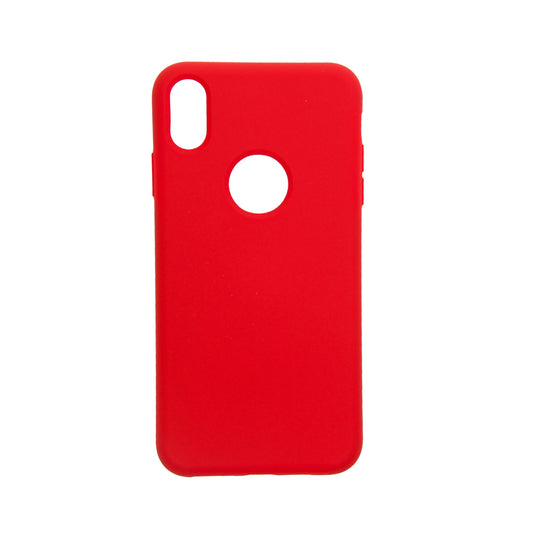silicon case the silicon king apple iphone xs max red color