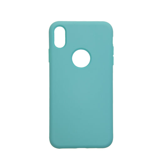 Estuche silicon el rey silicon apple iphone xs max color turquesa
