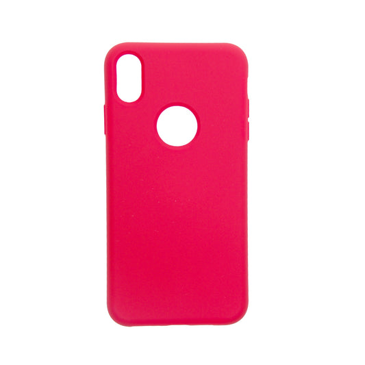 silicone case the king silicon apple iphone xs pink color