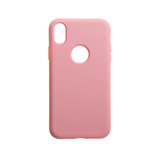 Estuche silicon el rey silicon apple iphone xs color rosado