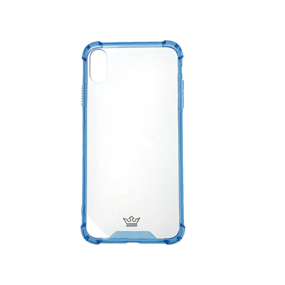 Estuche proteccion el rey hard case reforzado apple iphone xs max color azul